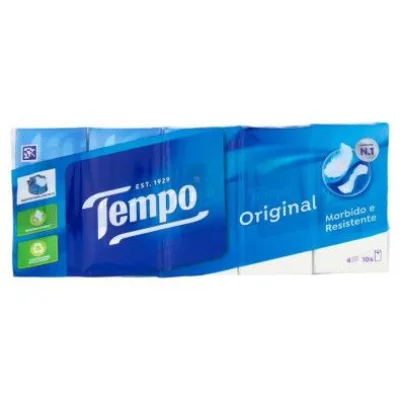 Tempo Fazzoletti di Carta Classici Pz.10