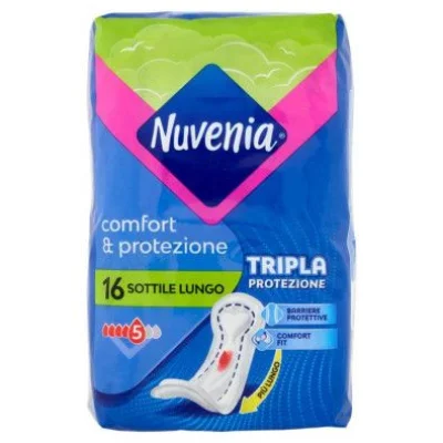 Nuvenia Assorbente Comfort & Protezione Sottile Lungo Pz.16