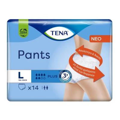 TENA adult pants large plus (14pcs)