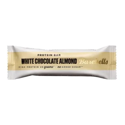 BAREBELLS soft bar protein 20 grams 55g - White Chocolate Almonds