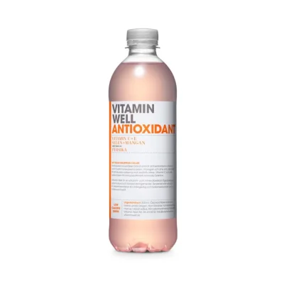 VITAMIN WELL Vitamin Water peach flavour 500ml - Antioxidant