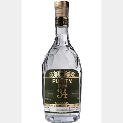 Purity 34 Nordic Dry Organic Gin 43% 70cl