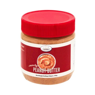 peanut butter PREMIER crunchy 340g