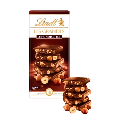 Lindt Les Grandes Chocolate Hazelnut 150g