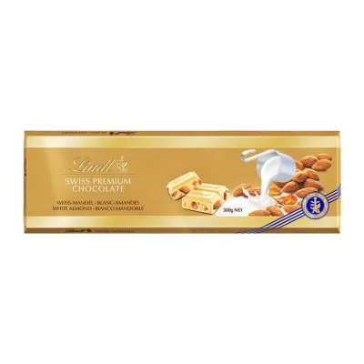 Lindt Gold White Chocolate Almonds 300g