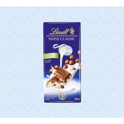 Lindt Swiss Classic Hazelnut 100g