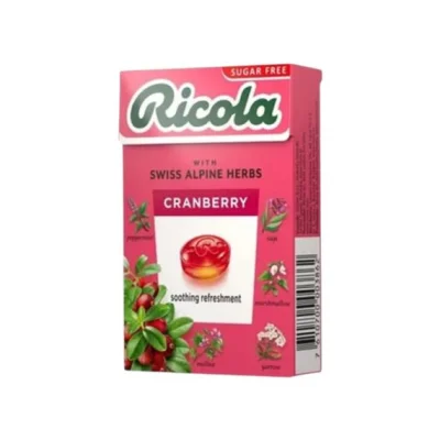 Ricola Cranberry 40gr