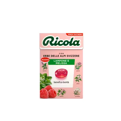 Ricola Box 50gr Raspberry & Melissa No Sugar