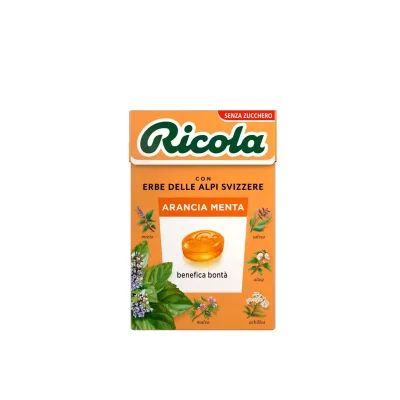 Ricola Box 50gr Orange Mint No Sugar