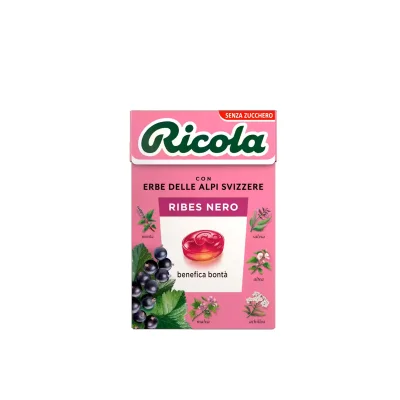 Ricola Box 50gr Black Ribes No Sugar