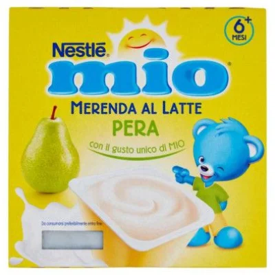 Nestle' Mio Merenda Latte e Pera Gr.100 Pz.4