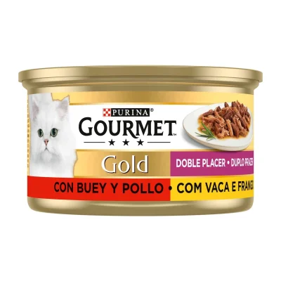 Purina Gourmet Gold Double Delight with Beef and Chicken 24x85g