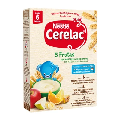 Nestlé Cerelac 5 Milky Fruits 9x250g