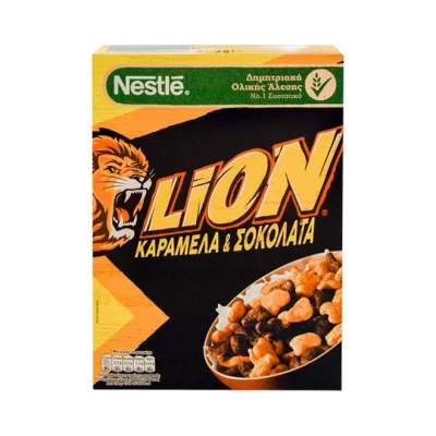 NESTLE cereal caramel & chocolate 400g - LION