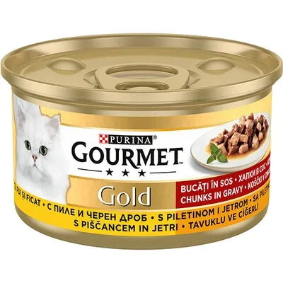 Gourmet Gold Chicken And Liver 85g