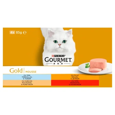 Gourmet Gold Mousse Assorted 4x85g