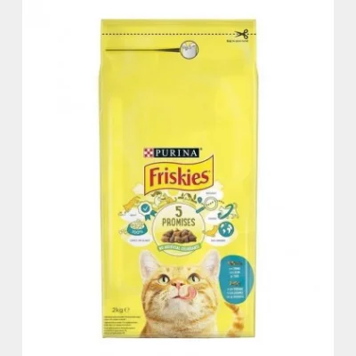 FRISKIES ΞΗΡΑ ΓΑΤΟΤΡΟΦΗ ΤΟΝΟΣ-ΛΑΧΑΝΙΚΑ 2kg