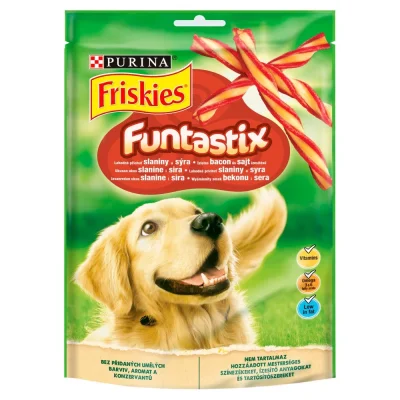 Friskies Dog Funtastix Bacon and Cheese 175g