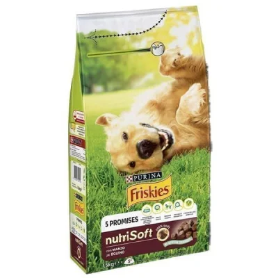 FRISKIES DRY DOG FOOD 1,5kg NUTRISOFT BEEF