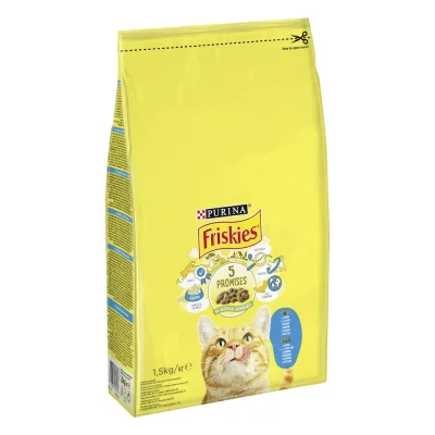 Friskies Cat Salmon and Vegetables 1.5kg