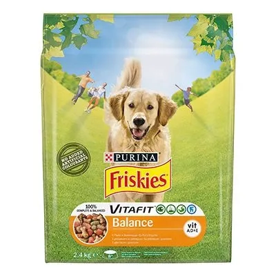 Friskies Dog Balance Chicken and Vegetables 2.4kg