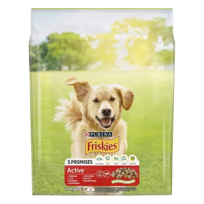 Friskies Active Dog Meat 2.4kg