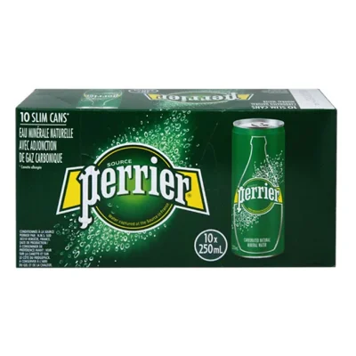 PERRIER sparkling water 10 x 250ml