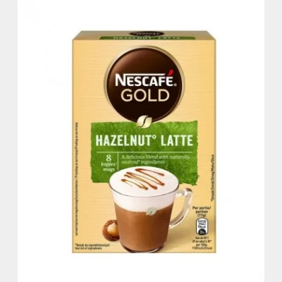 NESCAFE GOLD HAZELNUT LATTE (ΦΑΚ.17gr) 136gr