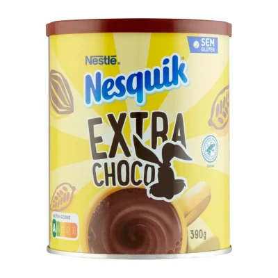 Nesquik Extra Choc Chocolate Drink Powder Tin 12x390g