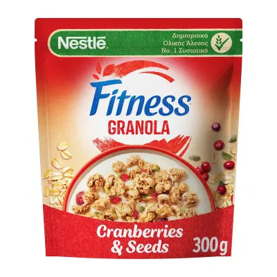 Nestlé Fitness Granola Cranberry & Seeds 7x300g