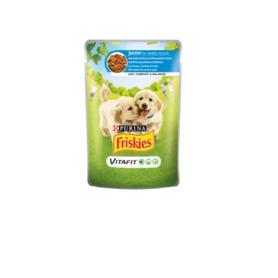 Friskies Dog Pouch Junior Chicken And Carrots 85g