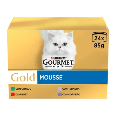 NESTLÉ GOURMET GOLD Mse MV Beef60 4(24x85g) X2