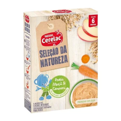 Nestlé Cerelac Nature Selection Oats, Apple & Carrot 9x240g