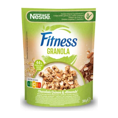 Nestlé Fitness Nestle Fitness Granola Quinoa, Almond & Chocolate Cereal 7x300g