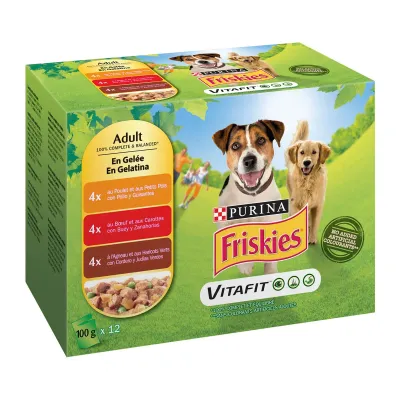 NESTLÉ FRSK ADL DogCiJMVBf&Chkn&Lmb6(12x100g)XE