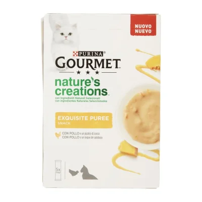 Purina Gourmet Nature's Creations Chicken Puree 5x10g