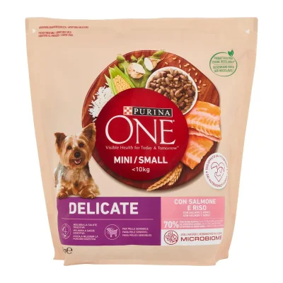 Purina ONE Mini Delicate Salmon & Rice Dog Food 6x1.5kg