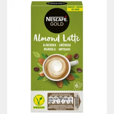 NESCAFE GOLD ALMOND LATTE VEGAN (ΦΑΚ.16gr) 96gr