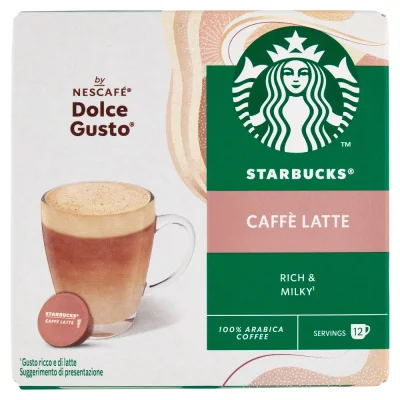Starbucks Dolce Gusto Caffe Latte 12 Capsules