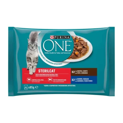 NESTLÉ ONE STERILCAT GiGMVDck&Srd 12(4x85g)N1XM