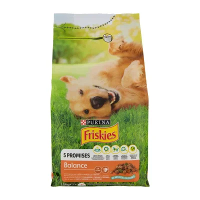 Friskies Balance Dog Food Chicken & Beef & Vegetables 6x1.5kg