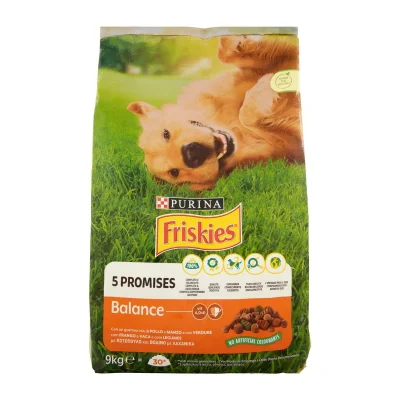 Friskies NESTLÉ FRISKIES BALANCE Dog Chkn&Beef&Veg 9kgXM