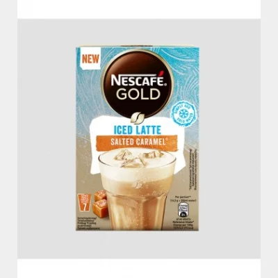NESCAFE GOLD ICED LATTE SALTED CARAMEL (ΦΑΚ.14.5gr) 101.5gr