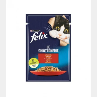 FELIX CAT FOOD IN BEEF JELLY 285gr