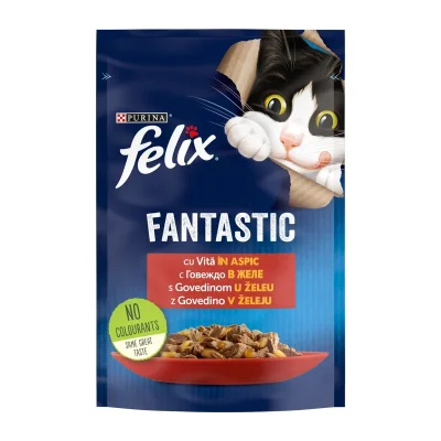 Felix Fantastic Beef Pouch 85g