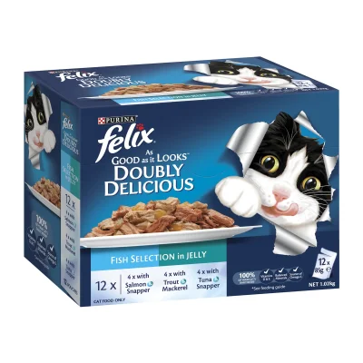 Felix DblyDl GiJ MV Fish 12(4x85g)