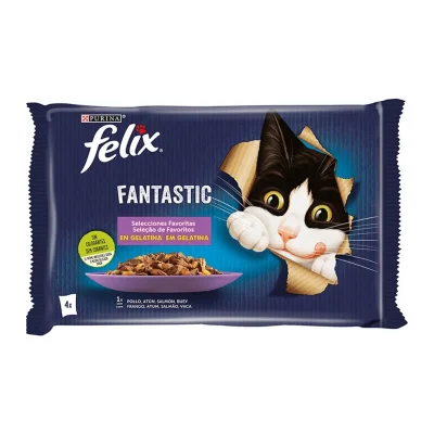 Felix Fantastic Mixed Selection in Jelly 4x85g