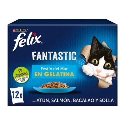 Felix Fantastic Ocean Fish Selection in Jelly 12x85g