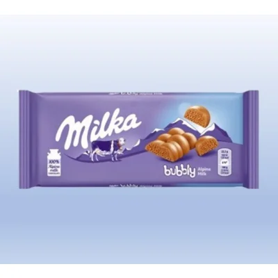 Milka Bubbly Alpine Milk 90gr