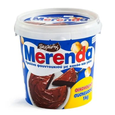 Pavlides Merenda 1kg Παυλίδης Πραλίνα Φουντουκιού 1kg